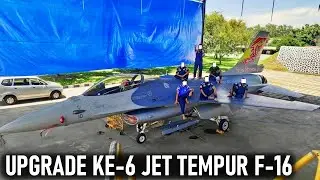 MANTAP! Teknisi TNI AU Kembali Berhasil Upgrade Sendiri Jet Tempur F 16