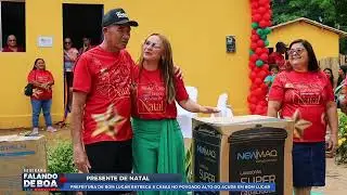 PREFEITURA DE BOM LUGAR ENTREGA 8 CASAS NO POVOADO ALTO DO AÇUDE EM BOM LUGAR