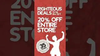 It&rsquo;s that time of year! Save 20% off store-wide today thru December 1st at righteousbabe.com. 💪🎁