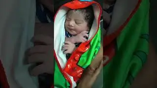 Newborn baby after birth  mashallah subhanallah  🥰  Inaya Ansari Official #shorts #islam#newborn