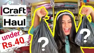 Craft Haul under ₹40/- 😱 #crafteraditi #youtubepartner #shorts #diy #haulvideo @CrafterAditi