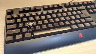 Adomax Flaretech A typing test (Zowie Celeritas ii)