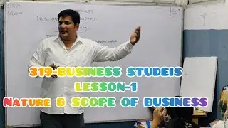 TOSS-INTER-319(NATURE & SCOPE OF BUSINESS) L.1