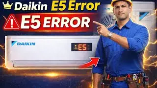 Daikin AC A5 Error Code DC inverter A5issue Complete Fix