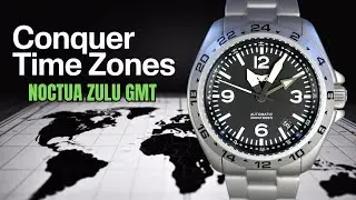 NOCTUA ZULU GMT Watch Review| A Military Travel Watch Inspiration