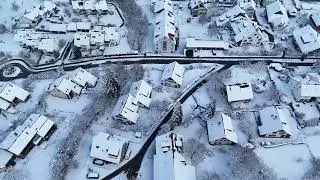 Leimbach aerial after snow