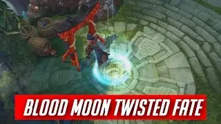 Blood Moon Twisted Fate - Skin Preview - League of Legends
