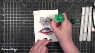 Color Wednesday #14 - Copics & Simon Says Stamp Pillow Talk