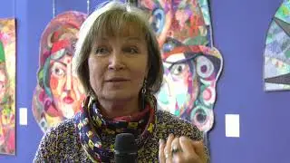 Portrait d'artiste - Galla Grotto - Salon Pour l'Amour du Fil 2023 (FR)