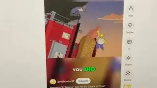 Homer Simpson is Cliff Hanger