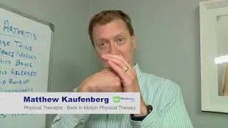 Matthew Kaufenberg With Back In Motion Physical Therapy Gives Information about Hip Arthritis