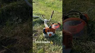 Stihl FS 460 C-EM after work idle speed | Штиль ФС 460 С-ЕМ на холостых оборотах #brushcutter #short