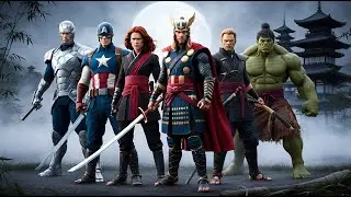 Avengers But Legendary Samurai Warriors! Epic Samurai Marvel Transformations