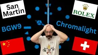 How Good Is Rolex Chromalight? Chromalight v BGW9
