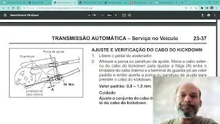 Pajero TR4 - Ajuste dos Cabos Kickdown e de Acelerador: Detalhes T&eacute;cnicos
