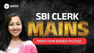 SBI CLERK MAINS SERIES - DIRECTION BASED PUZZLE | REASONING