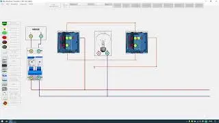How to Wire a Two-Way Switch for a Lamp | ESim Tutorial