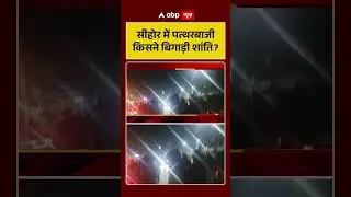 MP News: सीहोर में पत्थरबाजी किसने बिगाड़ी शांति ?  | Crime News | Sehore | abp News