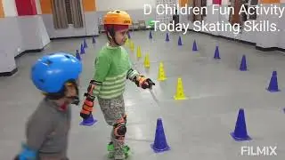 D Children Fun Activity -Today Skating Skills:- YouTube channel like and subscribe:- 7973270149.