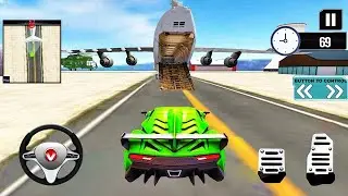 Multi Trailer Car Transport Simulator - Cargo Plane Car Transporter - Android Gameplay