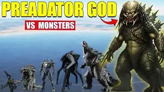 Preadator Godzilla vs monsterverse Monsters | 3D Monster Size Comparison 2026