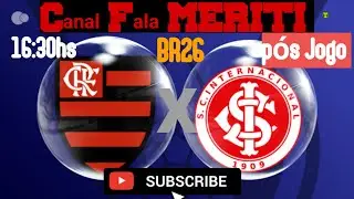 Pós-Jogo  Brasileirão 2026🟢🟡⚽🏆 Fla⚫🔴X⚪🔴Inter