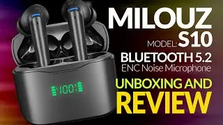 Best Budget Earbuds | MILOUZ Bluetooth 5.2 Earbuds with ENC Noise Microphone | Unboxing and Review