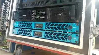 Sanway Audio D20K super power amplifier for a carnival in Caribbean area