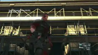 Metal Gear Solid V - Side Ops (153) Target Practice on Support Unit Platform Warehouse Gameplay PS4