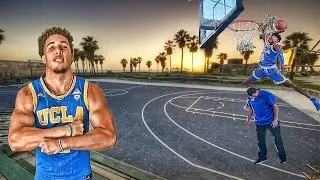 LIANGELO BALL X JAYLEN HANDS Show out at UCLA Under Armour open practice at Venice Beach