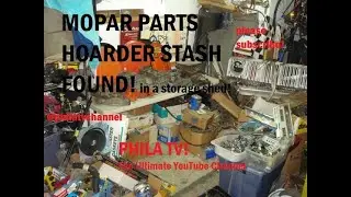 MOPAR PARTS HOARDER STORAGE UNIT SCORE 440 SIX PACK! MAX WEDGE DODGE PLYMOUTH CHRYSLER  PHILA TV!