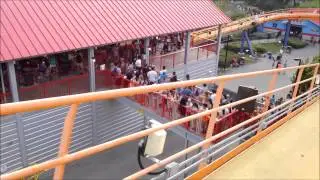 Canada's Wonderland: Behemoth on Ride Back Row POV / August 26, 2014 / 1080p