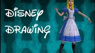 Disney Alice: Madness Returns - Disney Drawing