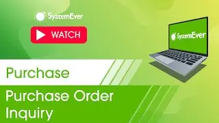 SystemEver [Purchase] - Purchase Order Inquiry