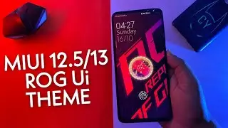 MIUI 12.5/MIUI 13 ROG Ui Theme Fir Any Redmi & Poco Phones | Rog Addition Theme In Miui