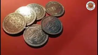 5 Rupees 75 Years of Dandi March Experimental (EXPT) 2005 Commemorative Coin