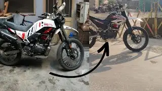 Part-1 Xpulse Rally Edition Modification. light weight Rally Bike Impulse Body Kit Fitting #xpulse