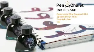 Ink Swatches: Colorverse Blue Dragon 2024 Special Series Inks