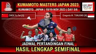 Hasil Semifinal & Jadwal Final Kumamoto Masters Japan 2023