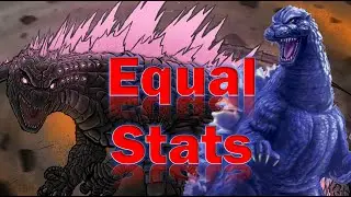 Monsterverse Godzilla vs Heisei Godzilla Equal Stats