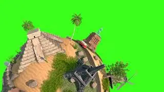ПУТЕШЕСТВИЕ по ЗЕМЛЕ на ЗЕЛЕНОМ ФОНЕ / TRAVEL PLANET / TRAVEL TRIP
