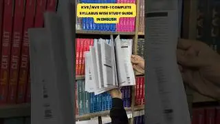 KVS / NVS TIER-1 COMPLETE SYLLABUS WISE STUDY GUIDE IN ENGLISH #trending #youtube #explore #short