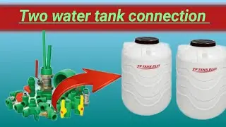 1000+1000 liter two plasto water tank fittings/two water tank fitting //#watertank