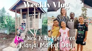 We are Building a Play Area for the Kids on our Village Homestead | Market | Village Life | Kenya