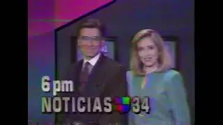 KMEX Univision 34 Comerciales y Promos (7 y 14 de Octubre 1994)