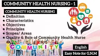 Introduction of CHN || Community Health Nursing - 1 || GNM 1st Year || @nursingtutor-jw8xu