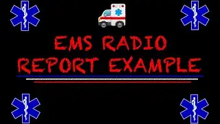 Пример радиосообщения EMS || Что нужно знать больнице?!