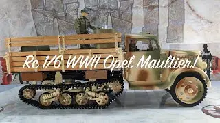 WWII 1/6 RC OPEL MAULTIER (3D PRINTER)  COLLECTOR's EDITION.