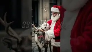 🎅 Santa Gets His Reindeer Ready for Christmas Eve! 🦌✨ #ChristmasShorts #christmas #christmastv