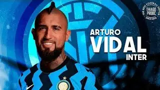 arturo vidal  first day at inter milan